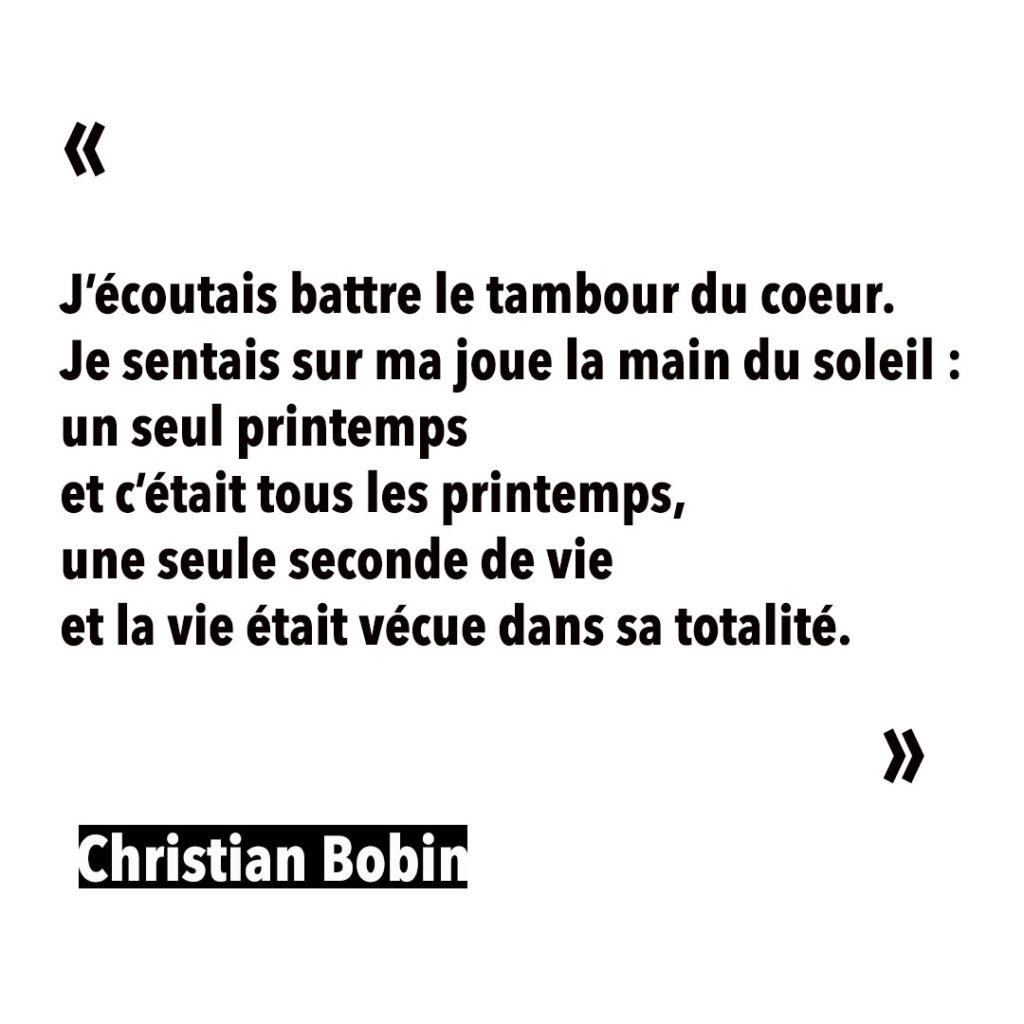 citation christian bobin poésie